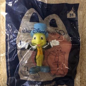 #31 Jiminy Cricket McDonald’s Walt Disney World 50th Anniversary Happy Meal toys